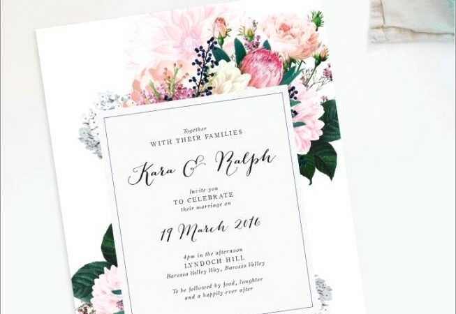 Illustrator Wedding Invitation Template