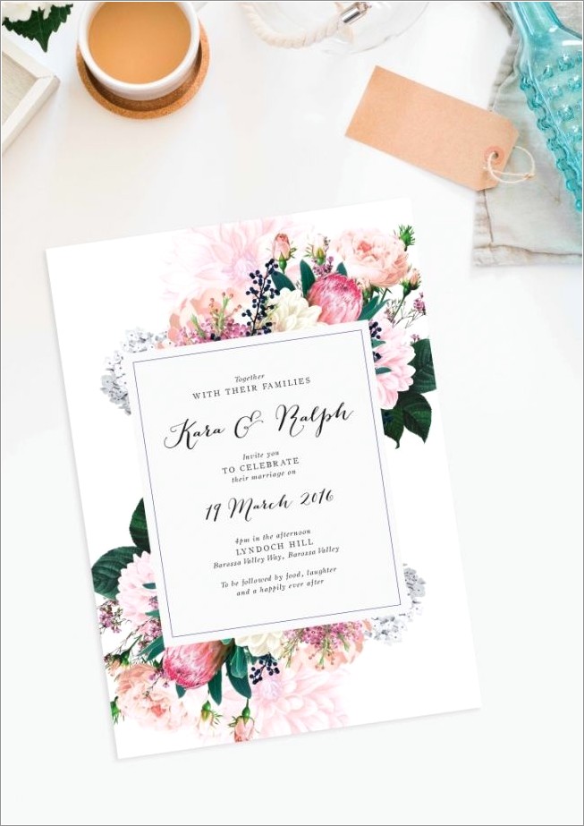 Illustrator Wedding Invitation Template