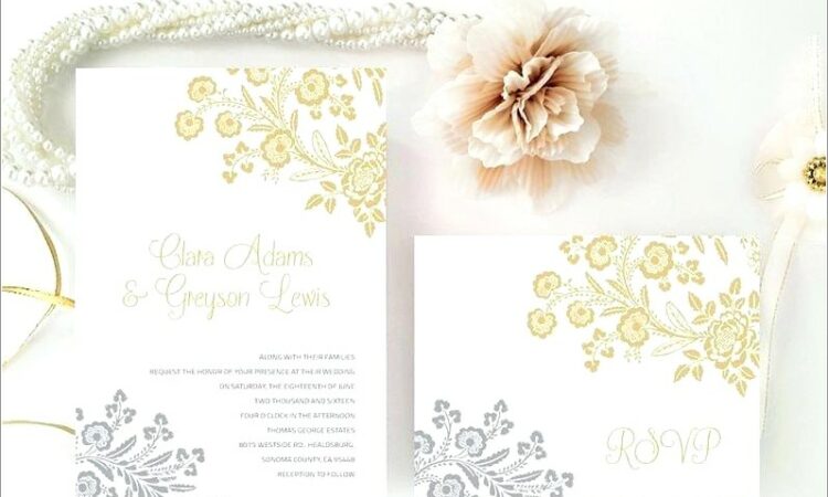 Inexpensive Wedding Invitations With Free Response Cards