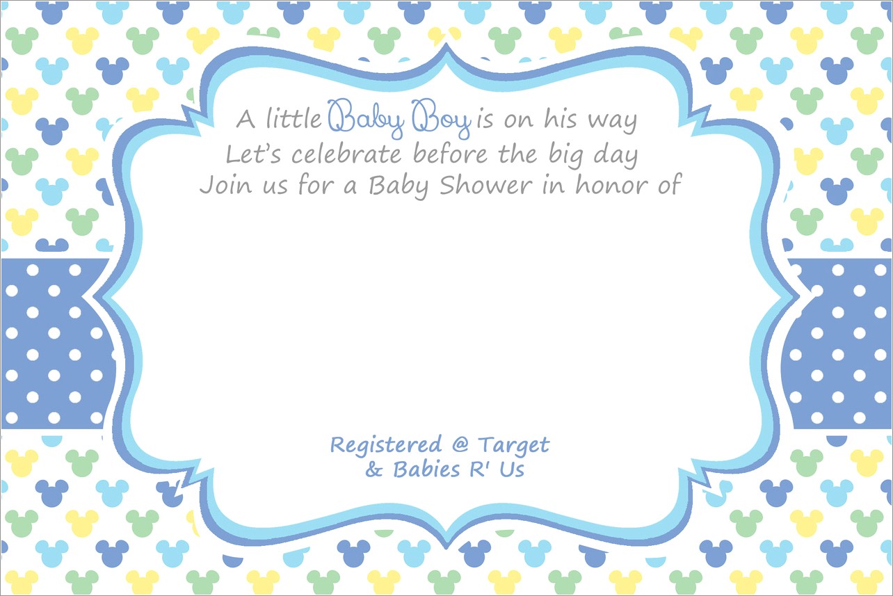 Invitation Card For Christening Baby Boy Background