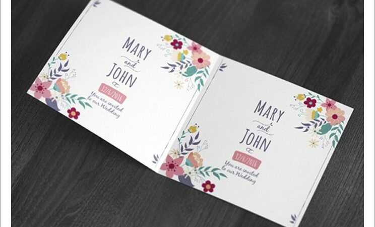 Invitation Card Mockup Free Download