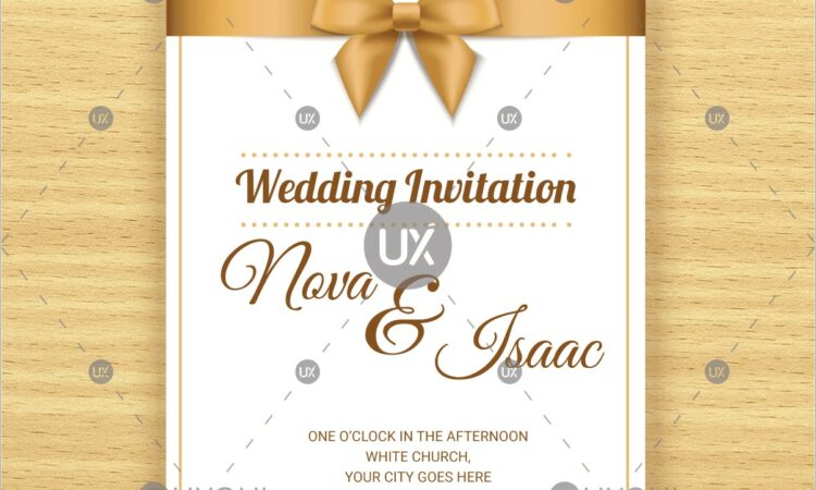 Invitation Card Template Design