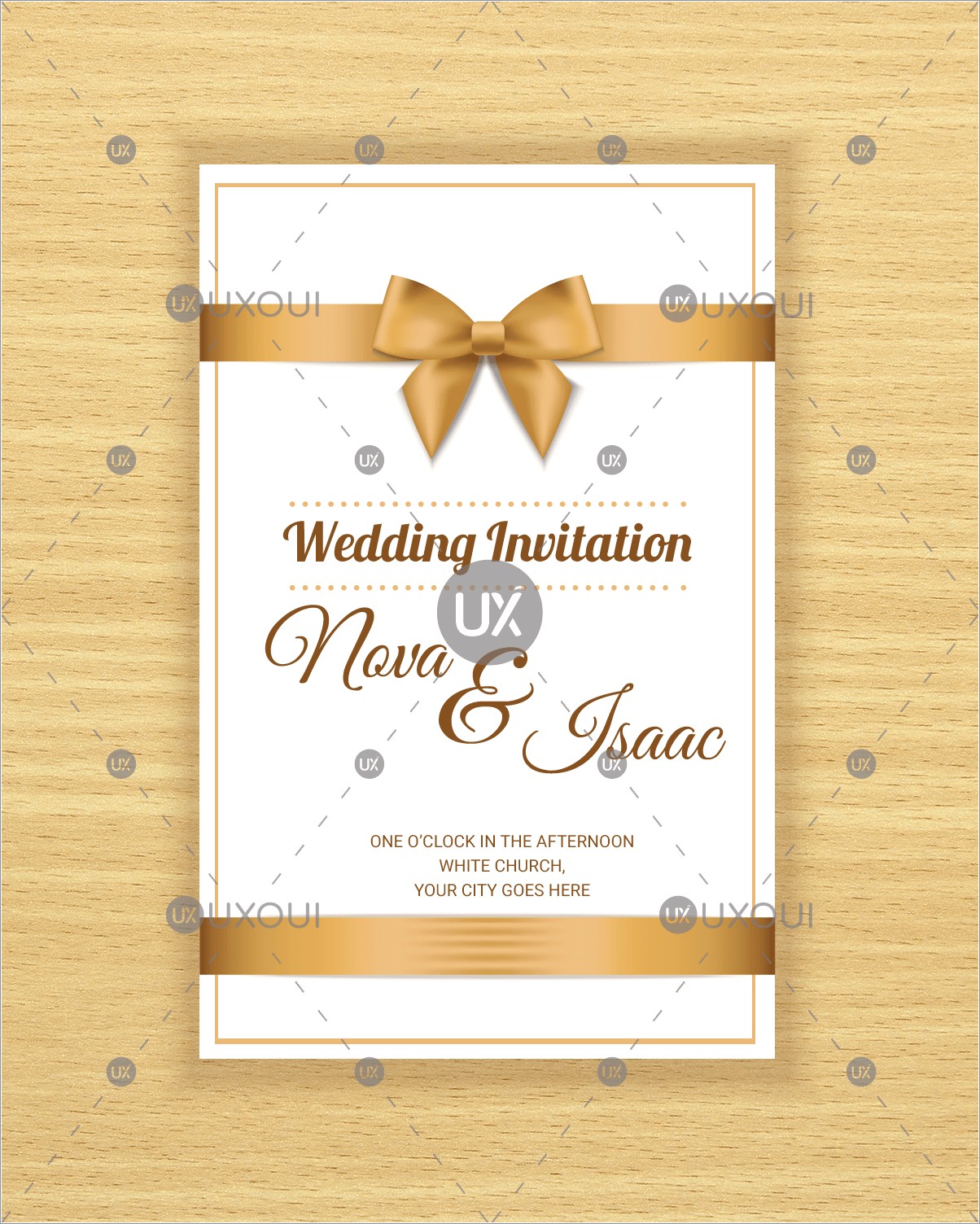 Invitation Card Template Design