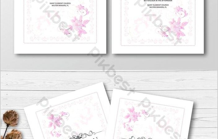 Invitation Card Template Free Download