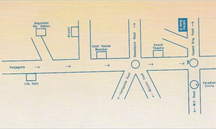 Invitation Card With Route Map