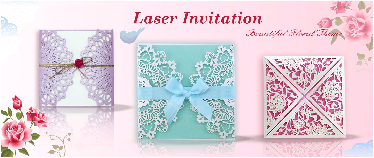 Invitation Laser Cut Pocket Wholesalers