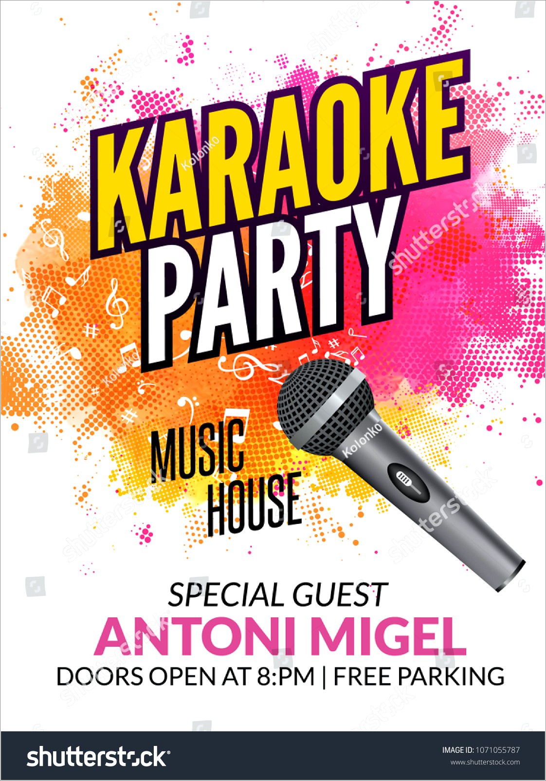 Karaoke Invitation Template Free