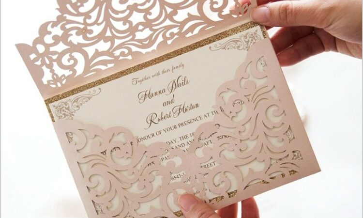 Laser Cut Wedding Invitations India