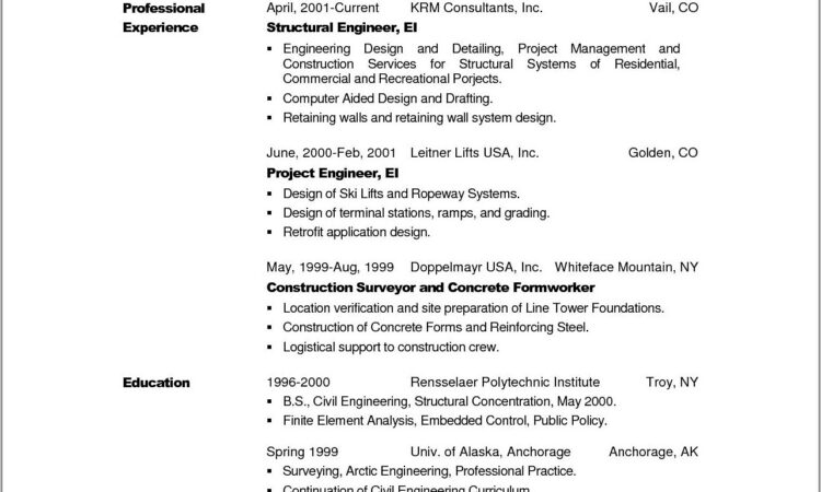 Latest Resume Format Doc Download