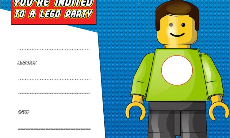 Lego Invitation Template Free Download