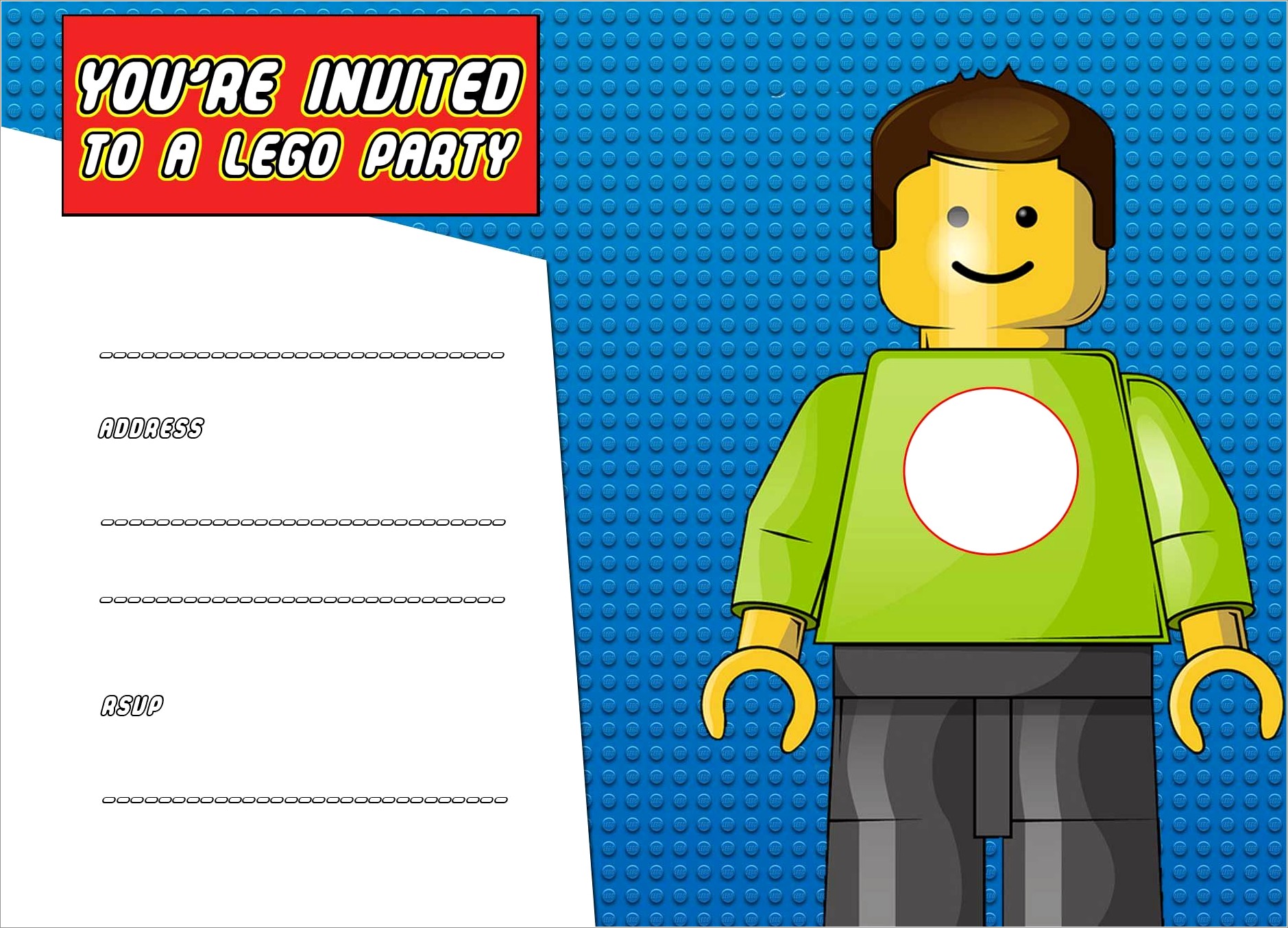Lego Invitation Template Free Download