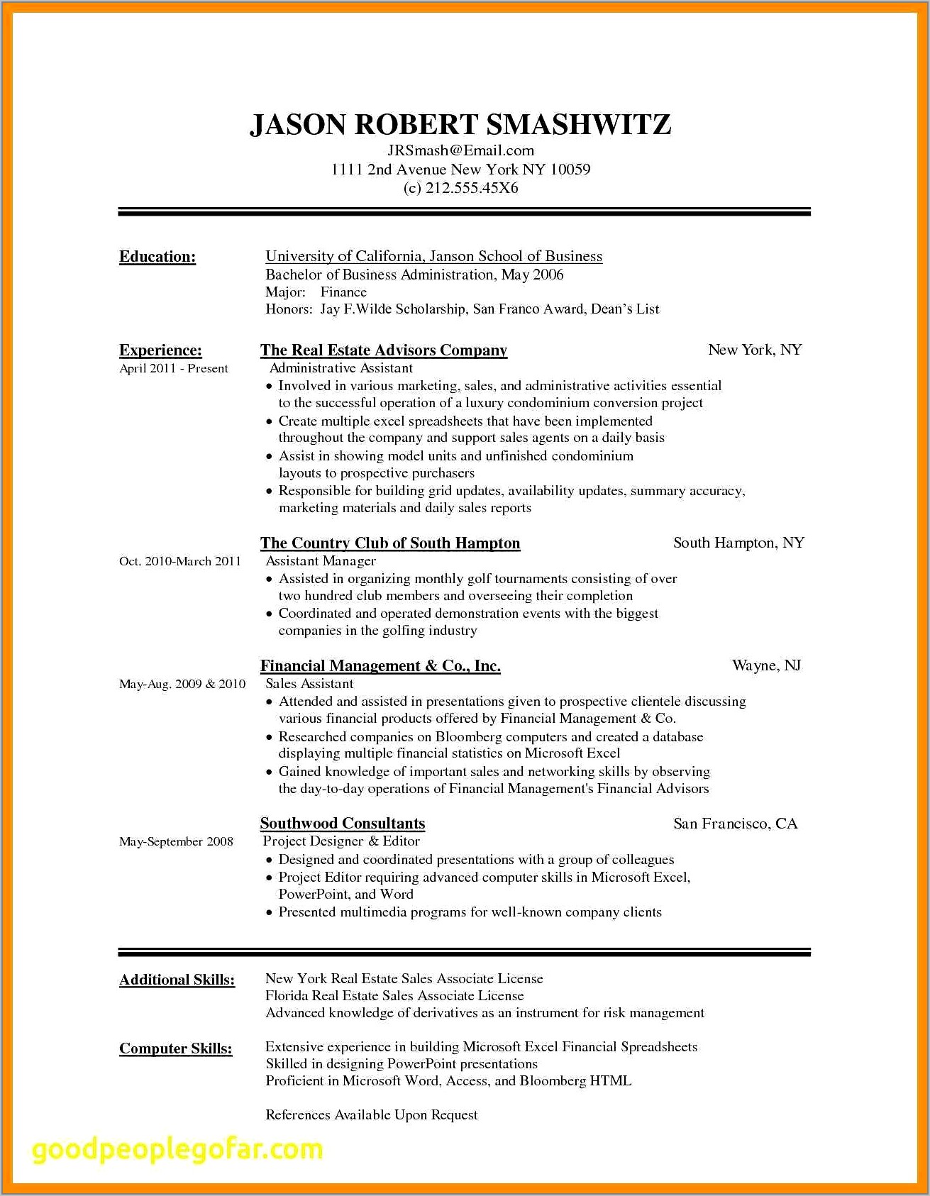 Mac Word Resume Template Download Free