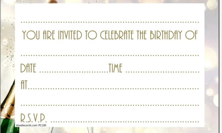 Male 80th Birthday Invitations