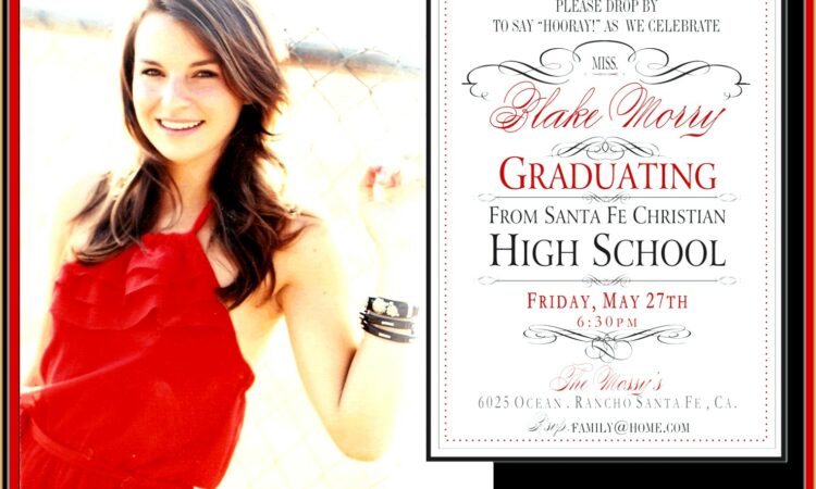 Masters Degree Graduation Invitations