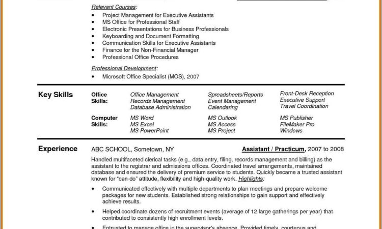 Medical Administrative Assistant Resume Objective Examples