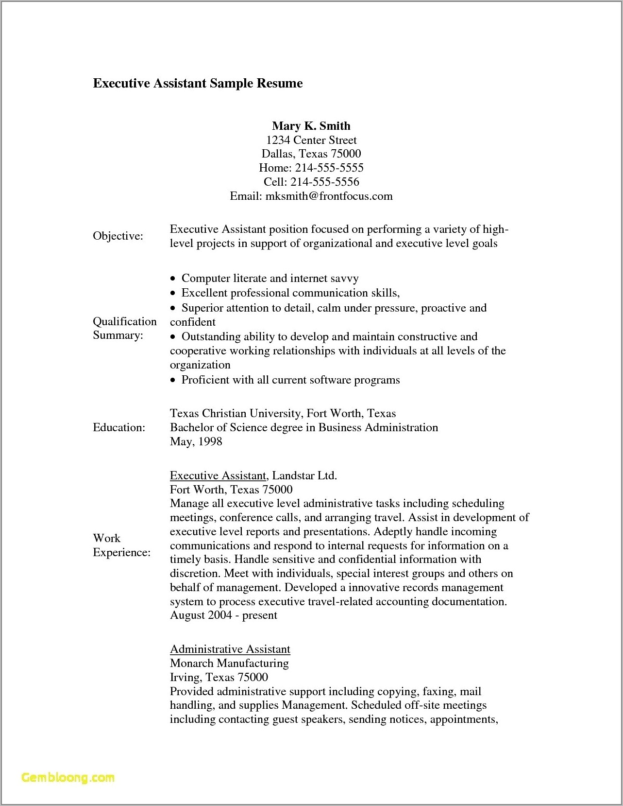 Medical Assistant Resume With No Experience Objective