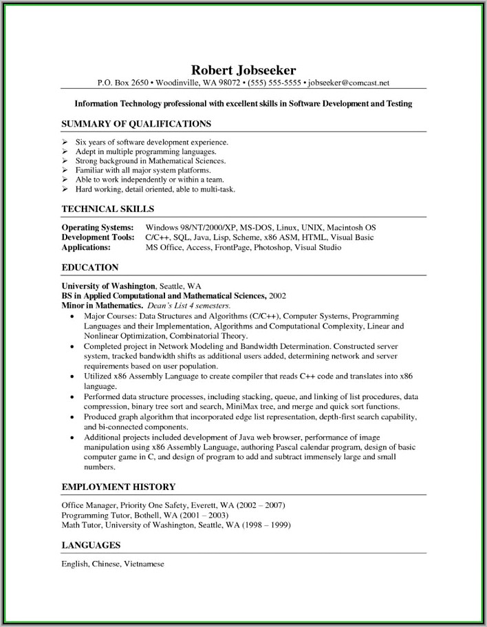 Medical Billing And Coding Resume No Experience