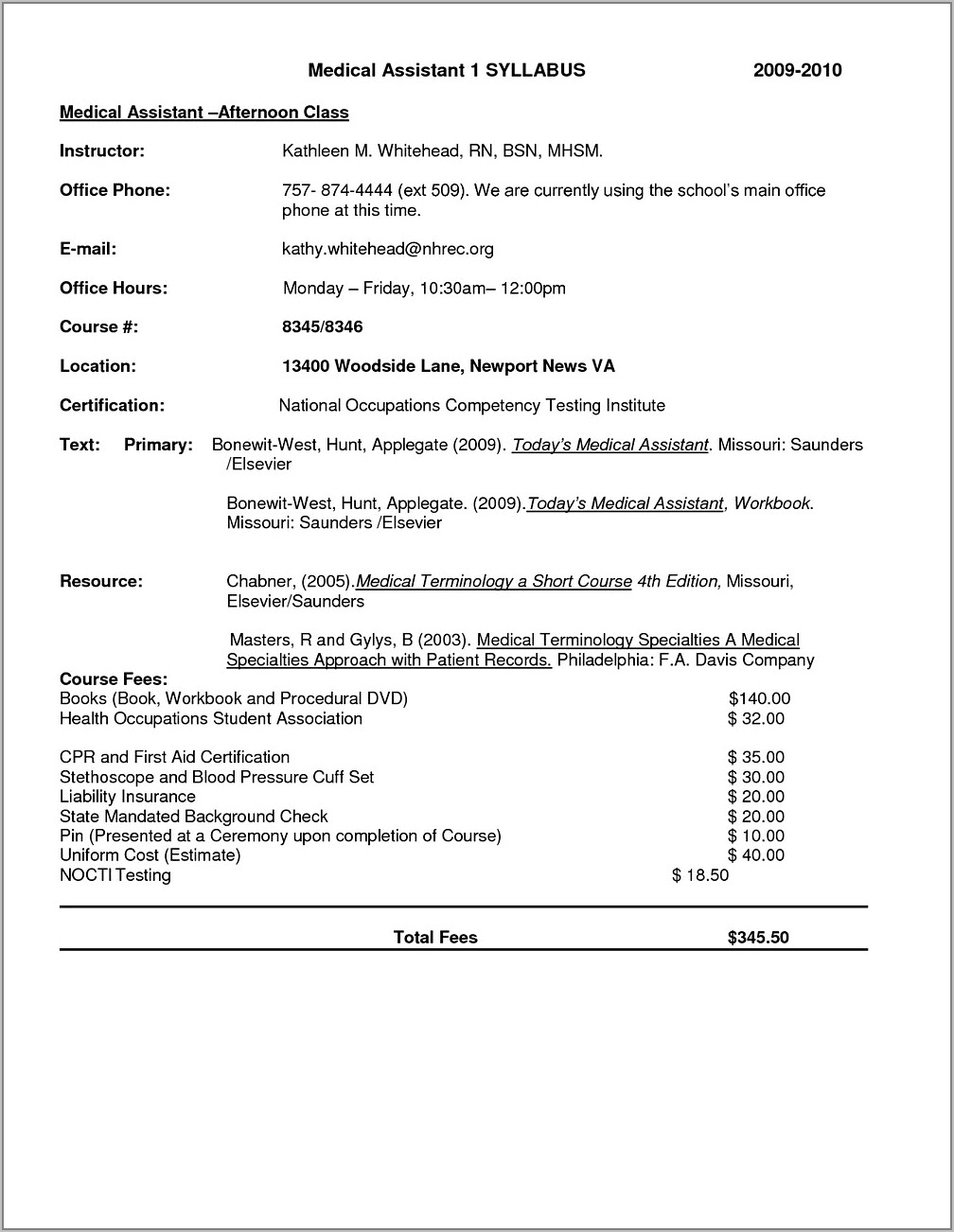 Medical Billing And Coding Resume Objective Statement