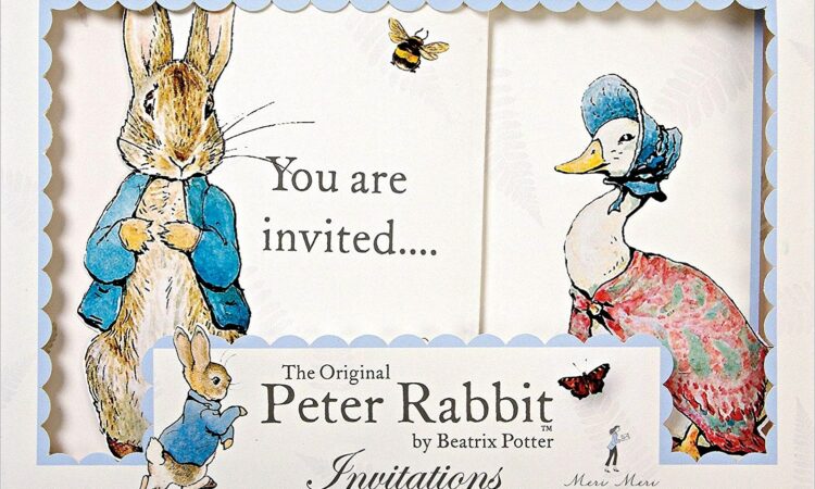 Meri Meri Peter Rabbit Invitations