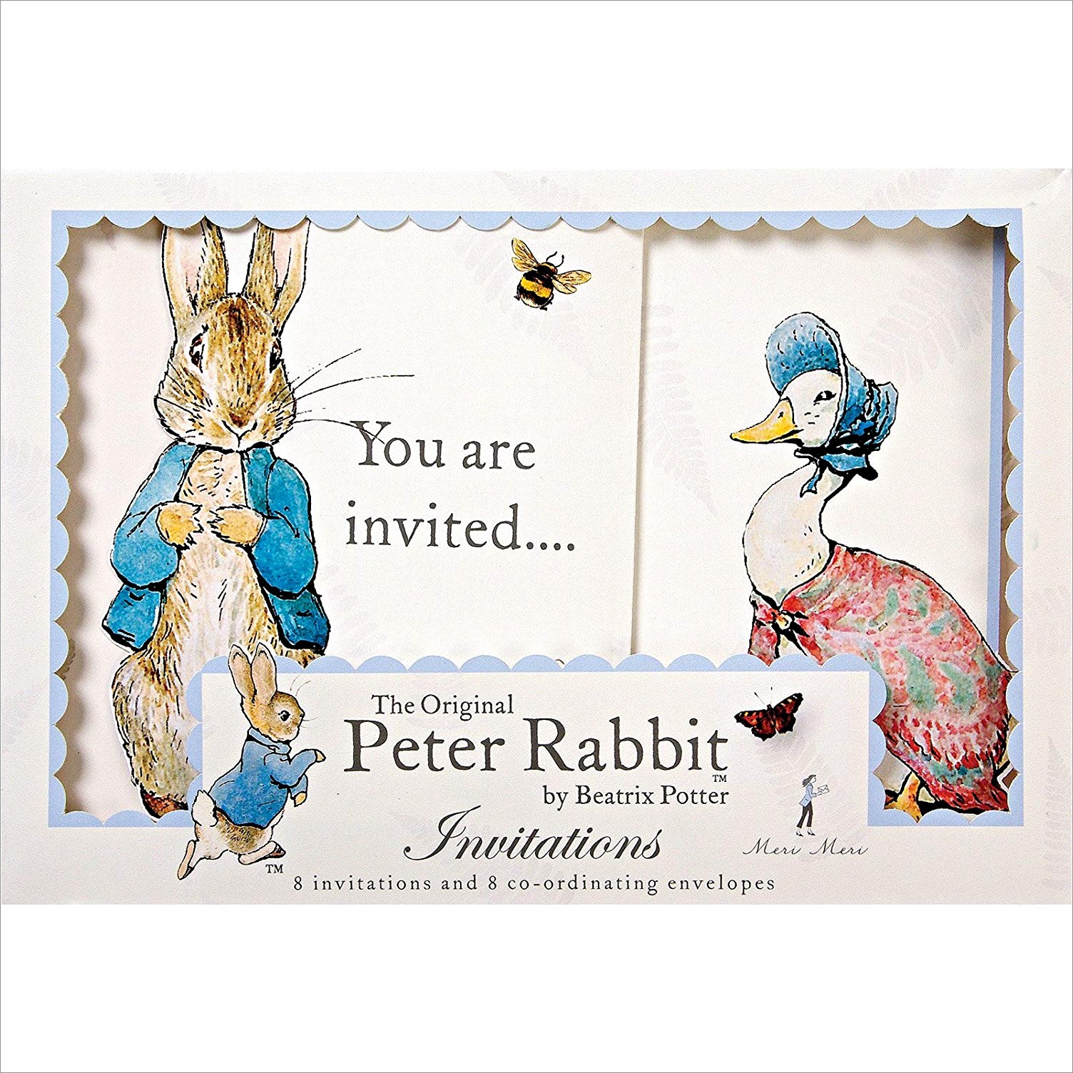 Meri Meri Peter Rabbit Invitations