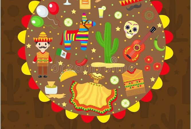 Mexican Fiesta Invitation Background