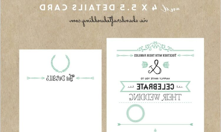 Michaels Wedding Invitations Templates