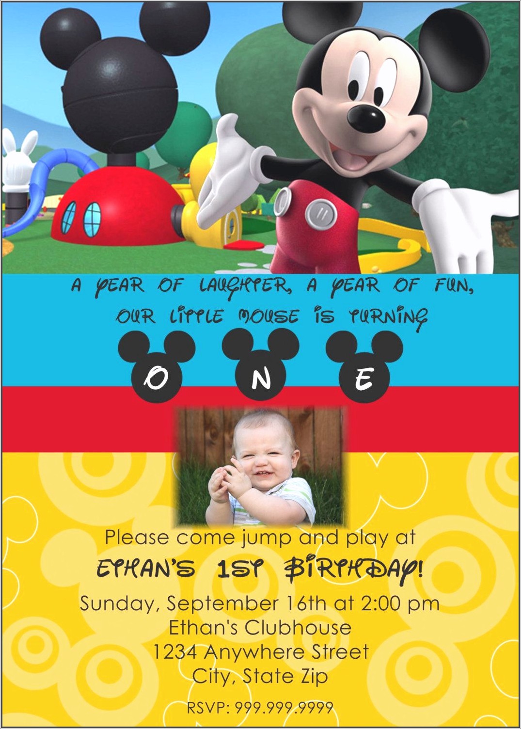 Mickey And The Roadster Racers Invitations Templates