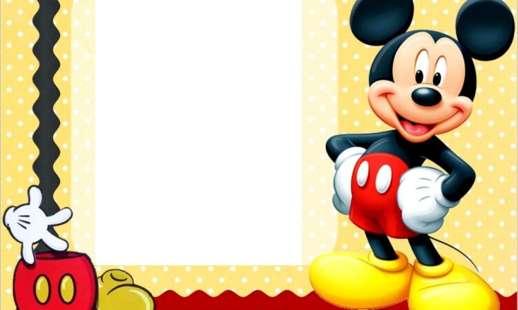 Mickey Mouse Invitations Online