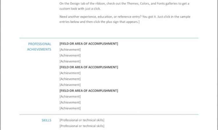 Microsoft Office 2013 Free Resume Templates