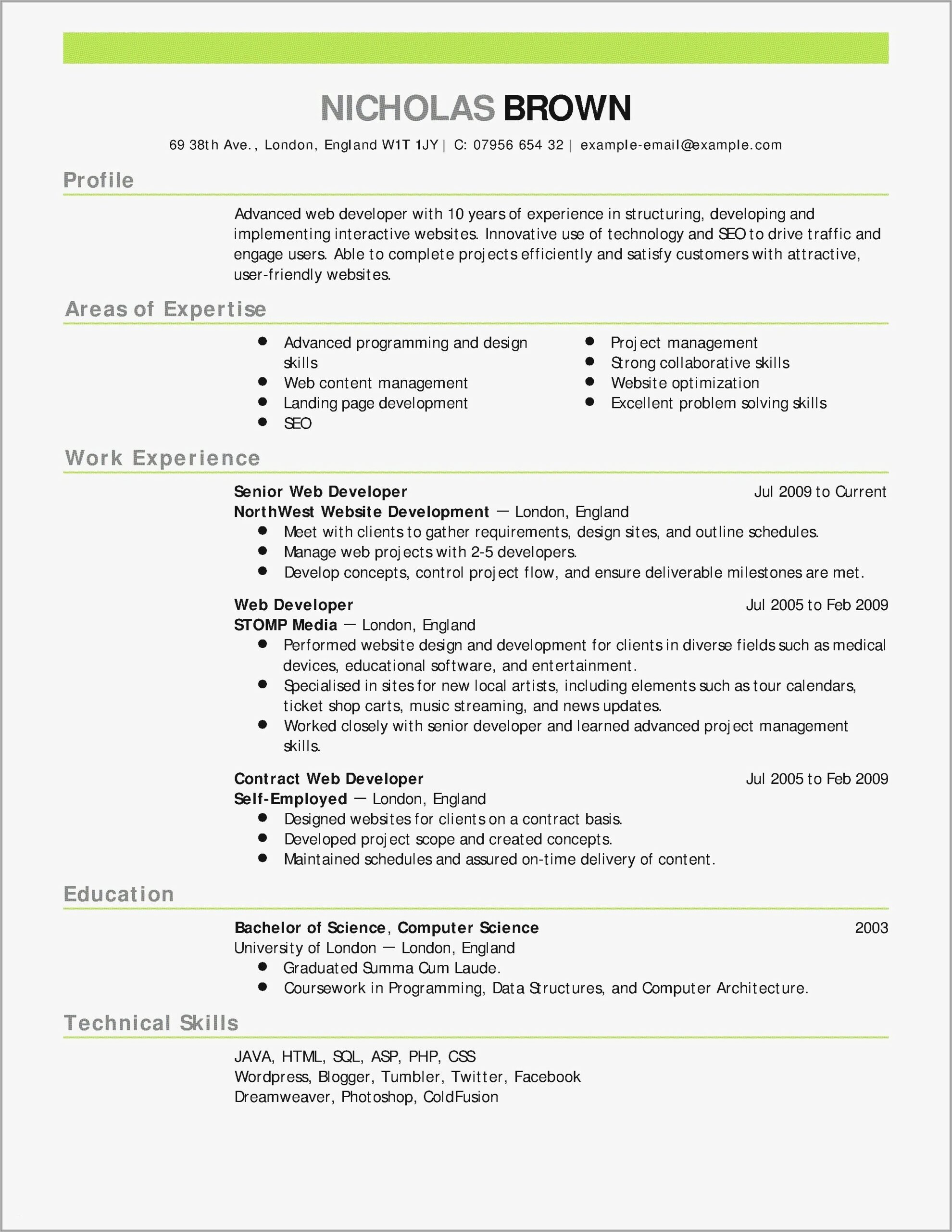 Microsoft Word Resume Templates 2012