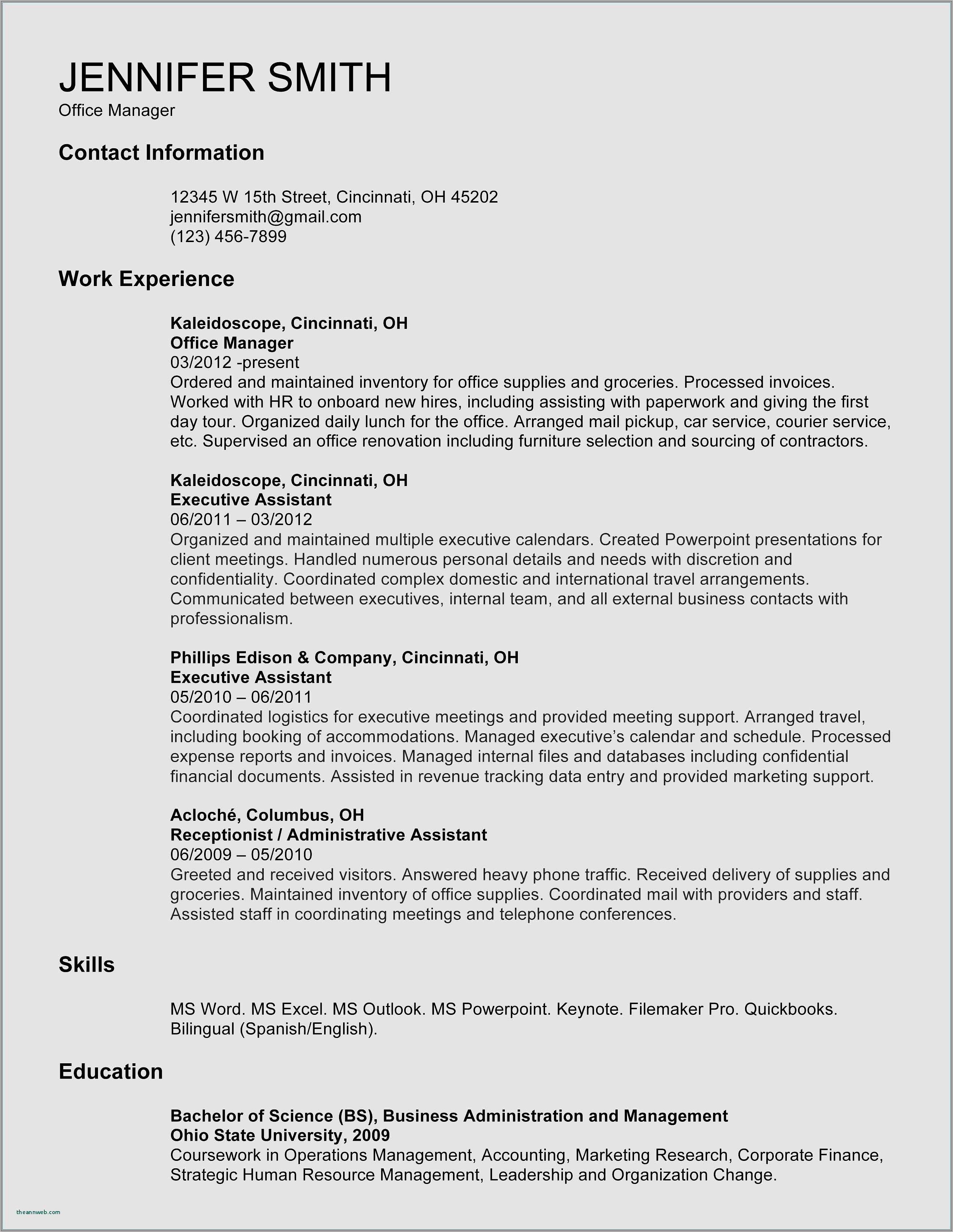 Microsoft Word Templates For Resumes And Letters