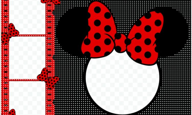 Minnie Mouse Invitation Template Red