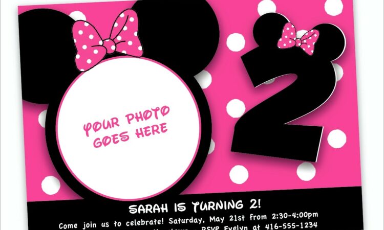 Minnie Mouse Printable Invitations