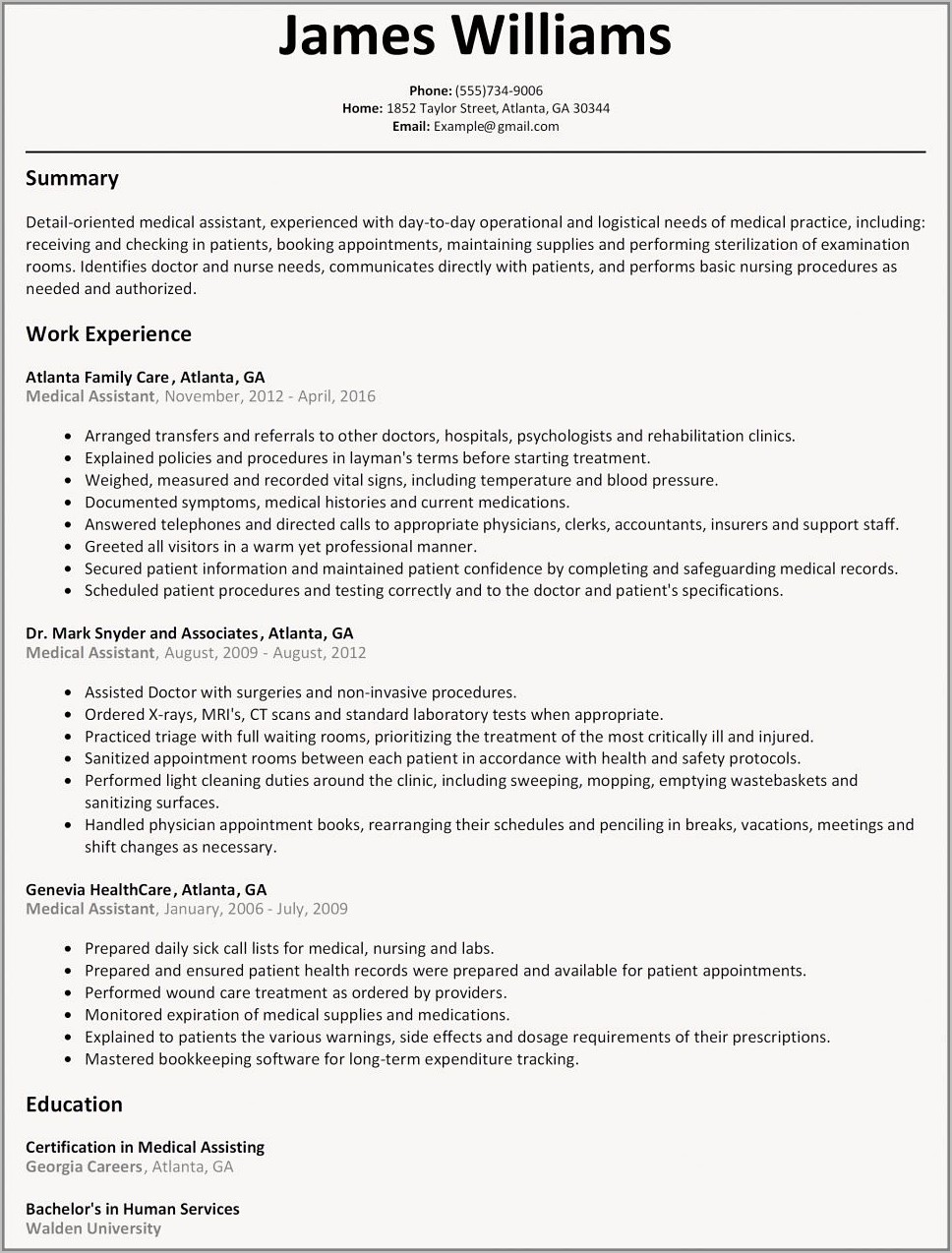 Ms Office Resume Templates 2012