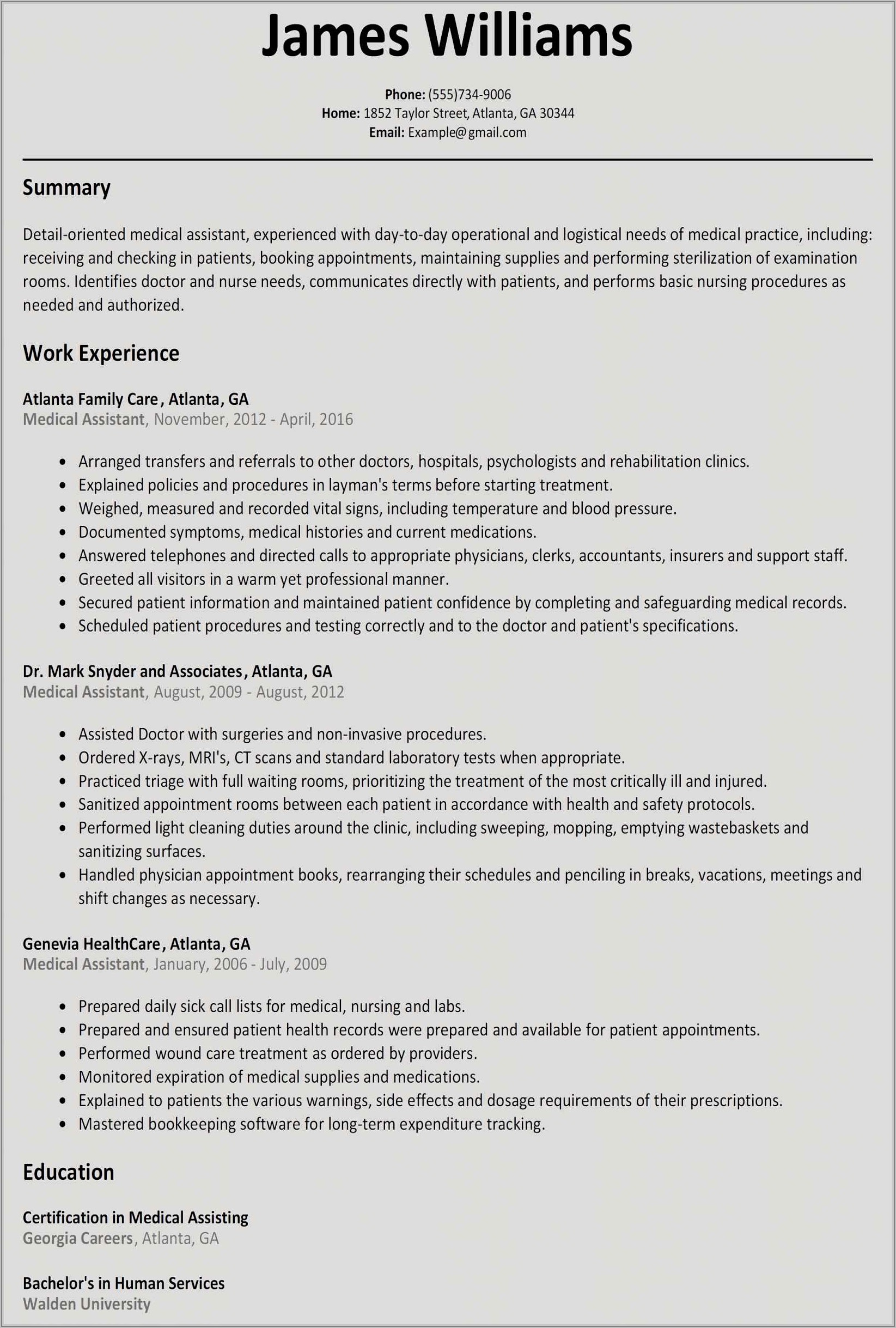 Ms Word Templates For Resumes