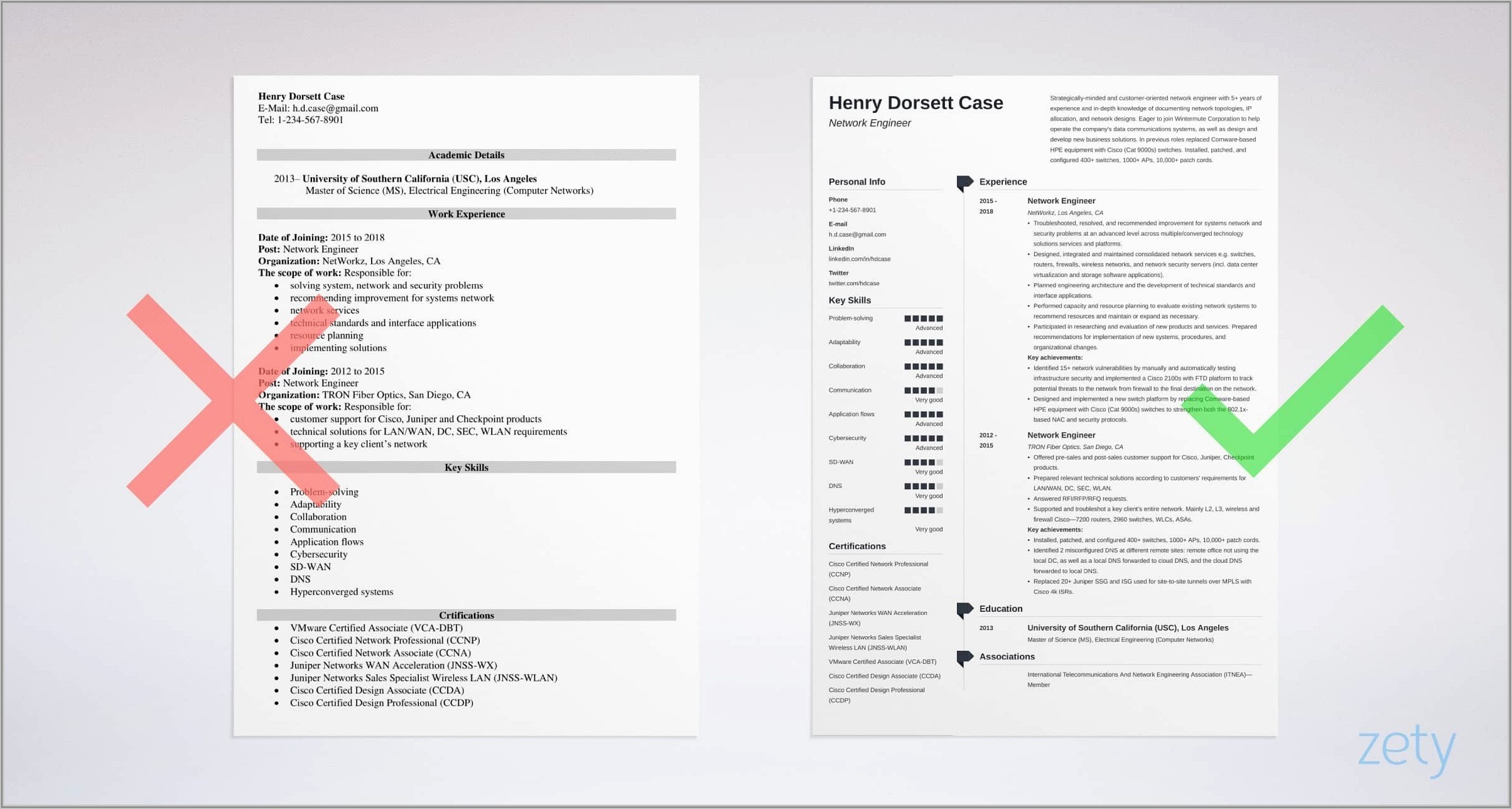 Nail Tech Cv Template