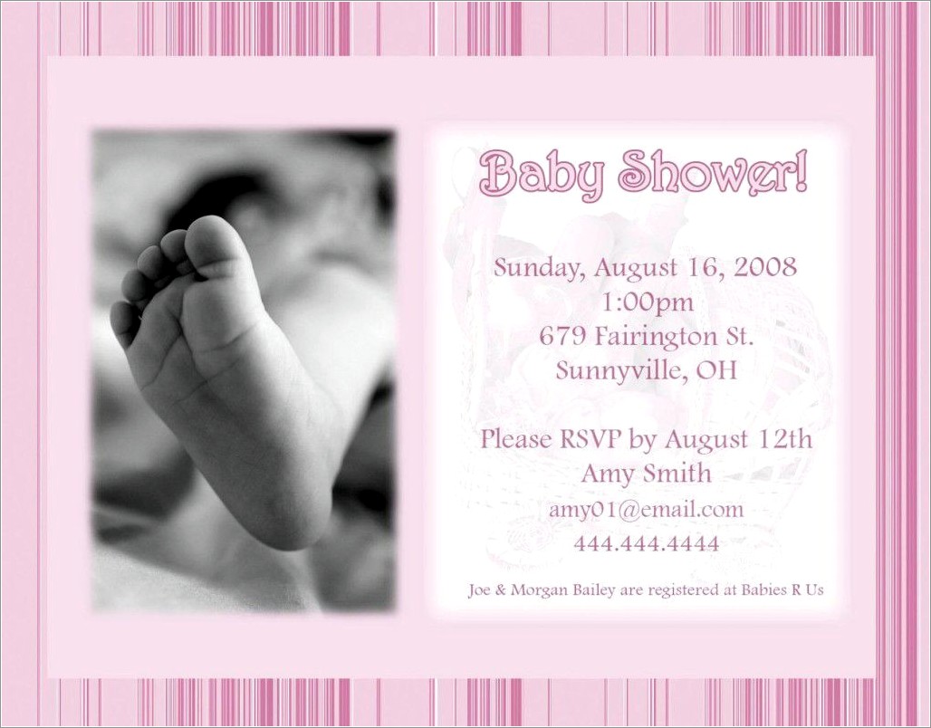 Naming Ceremony Invitation Card Template Free Download