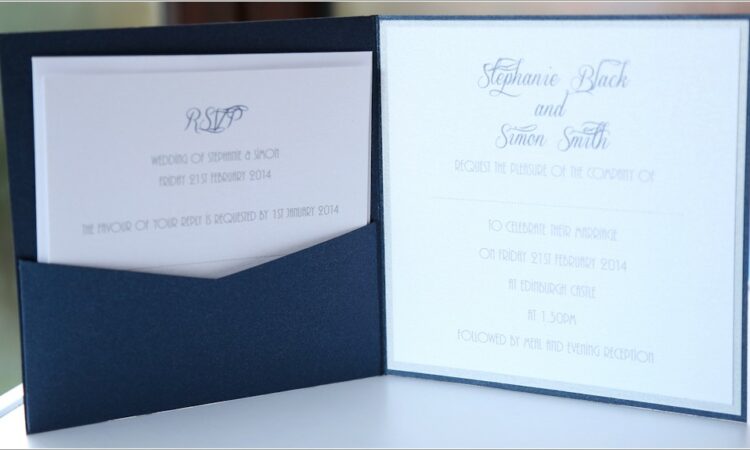 Navy Wedding Invitations Uk