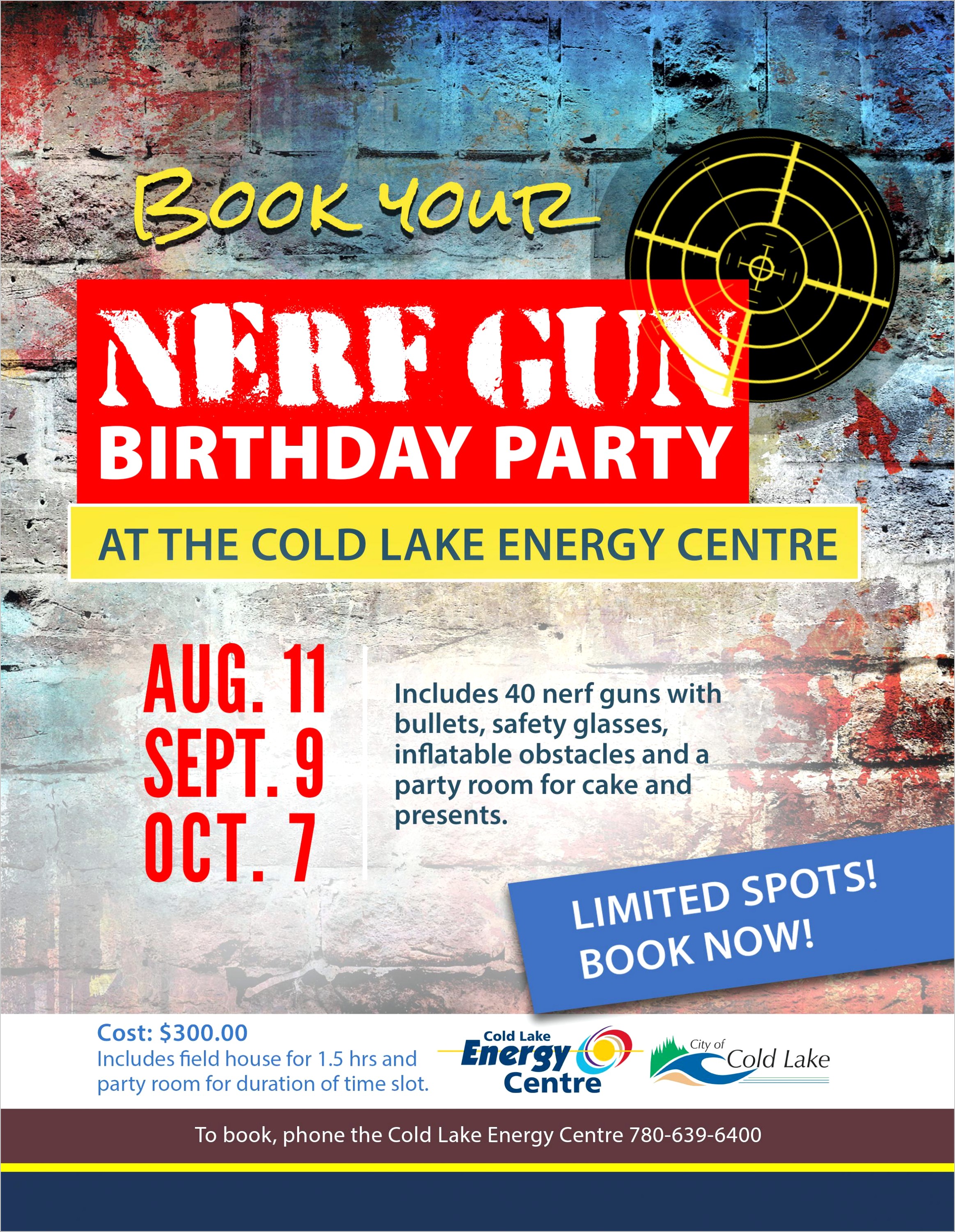 Nerf Gun Birthday Invitations