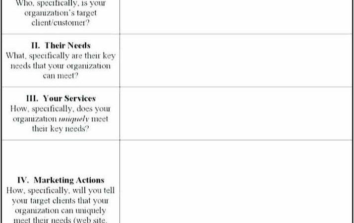 Nonprofit Organization Marketing Plan Examples