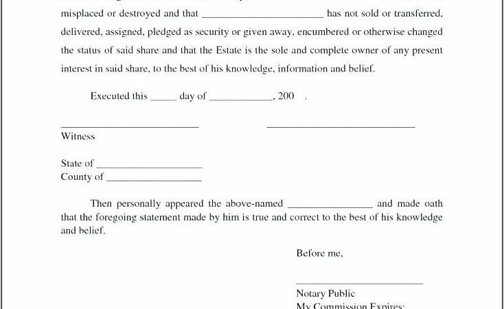 Notary Public Statement Sample Nc