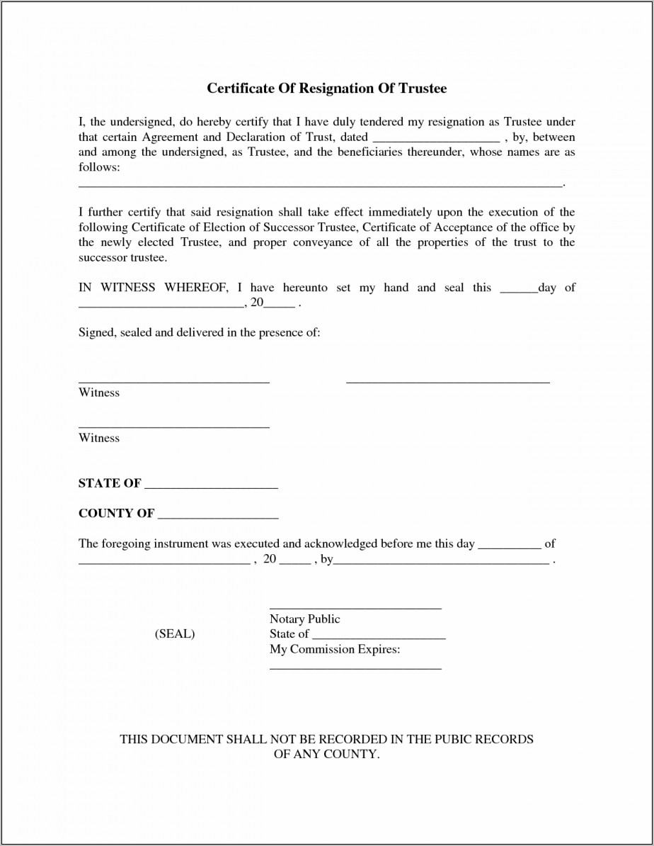 Notary Public Statement Texas