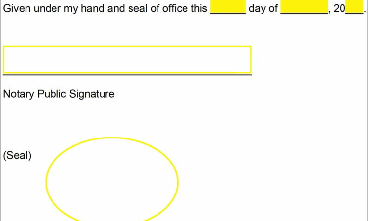 Notary Public Verbiage Texas