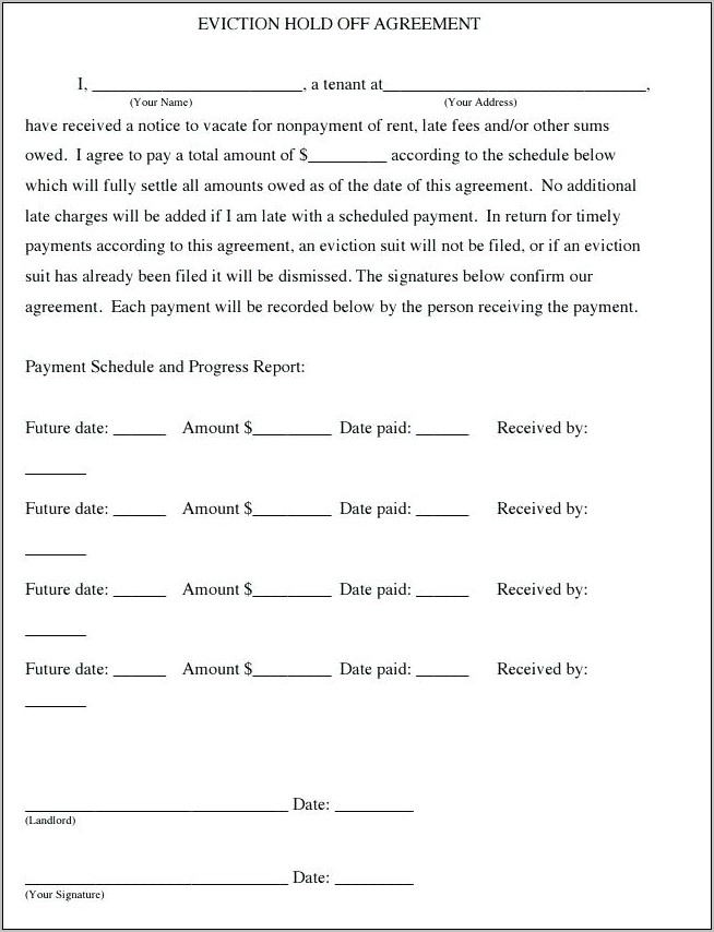 Notice To Vacate Letter Texas Template