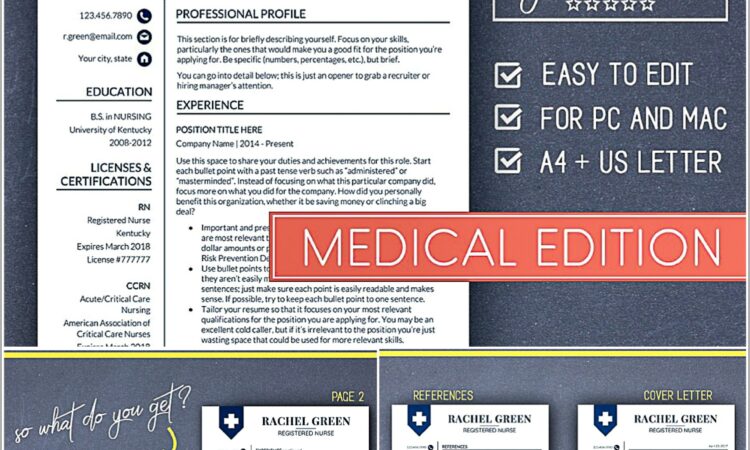 Nurse Cv Template Free