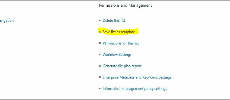 Office 365 Sharepoint List Template Missing