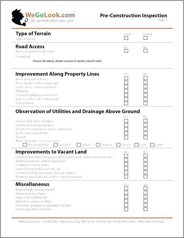 Office Health And Safety Checklist Template