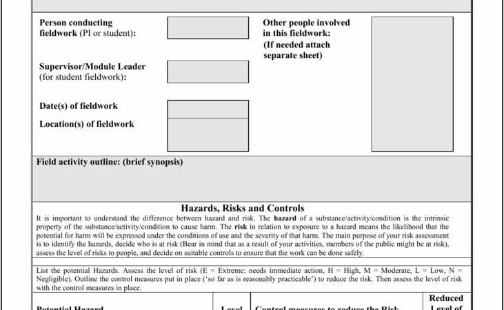 Office Lone Working Risk Assessment Template