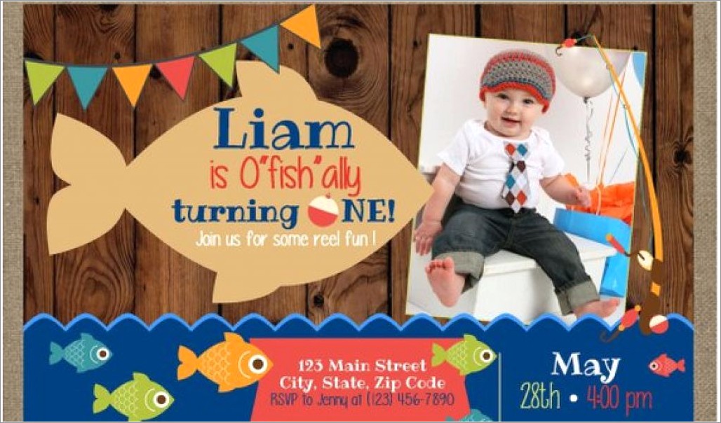 Ofishally One Birthday Invitations