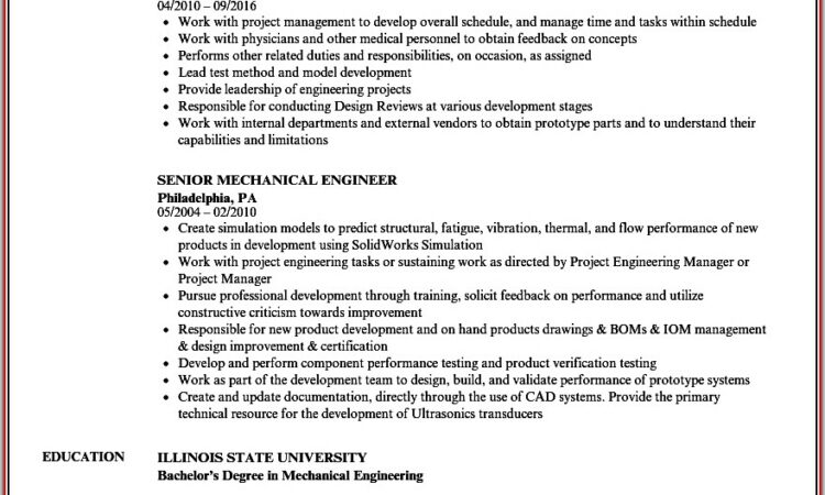 Oil And Gas Engineer Resume Sample